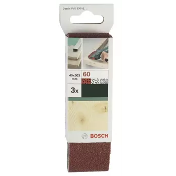 Bosch Sada brúsnych pásov, zrnitosť 60/80/120, 303 x 40 mm