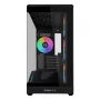 Skriňa Mini-Tower PC Lian Li Vector V100R MINI — Mini-ITX/Micro-ATX, tvrdené sklo, 3x120mm bočný + 1x120mm zadný ventilátor, 2x 2,5-palcové + 1x 3,5-palcové pozície, čierna