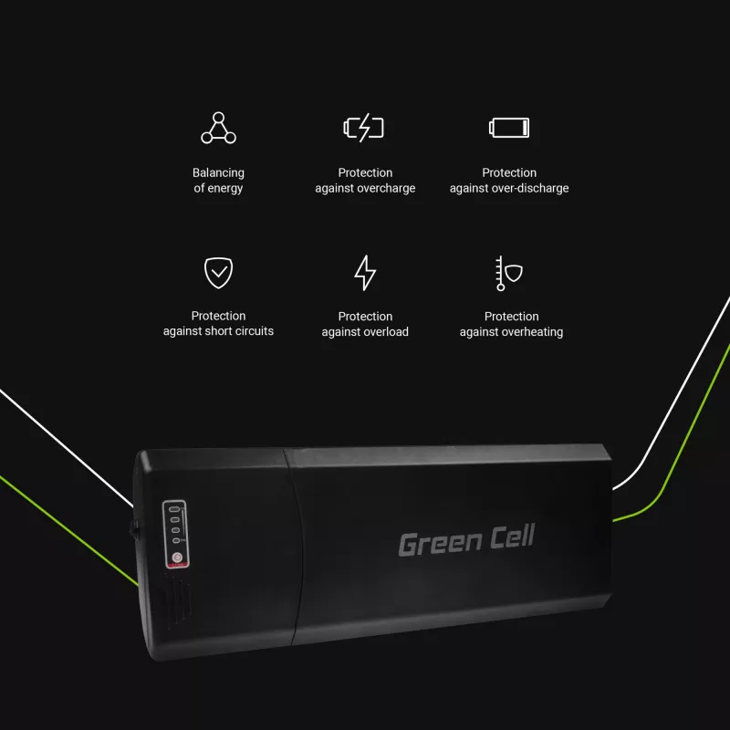 Batéria pre e-bike – nosič batožiny – 24 V – 13 Ah