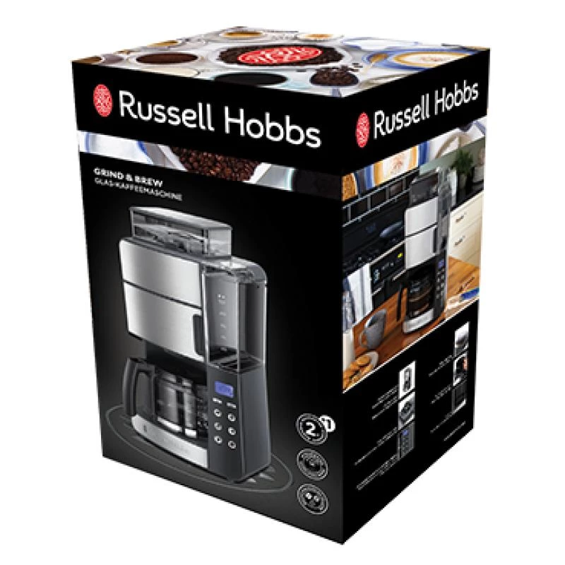 Russell Hobbs kávovar Grind & Brew strieborný 25610-56 2561056 (25610-56)