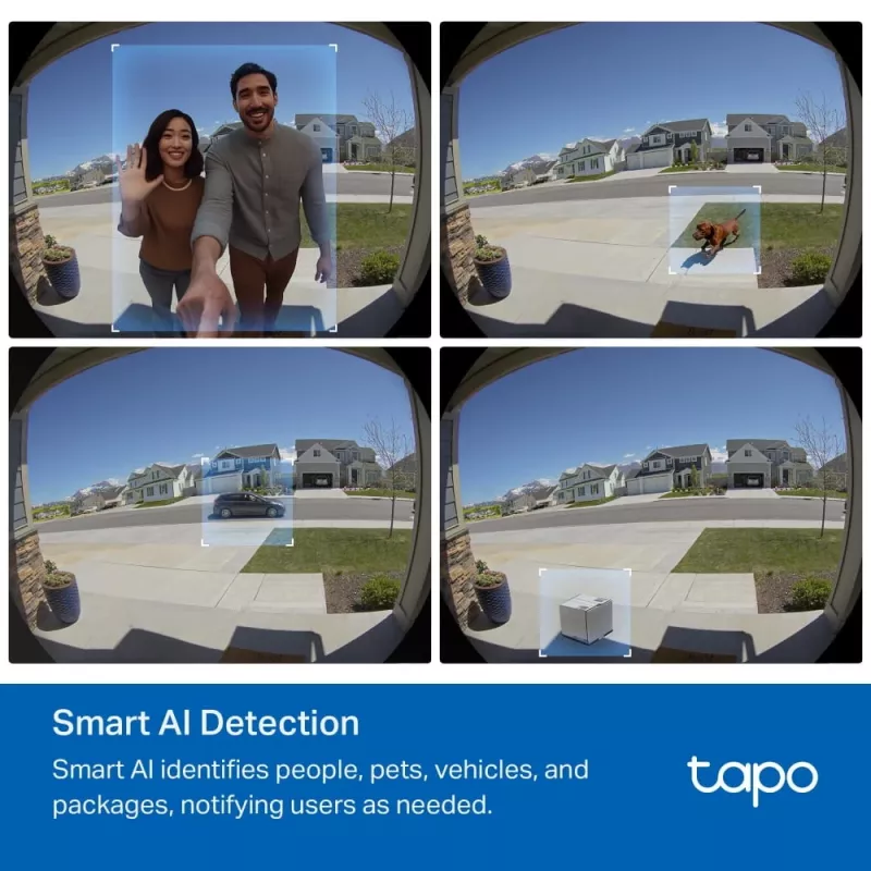 TP-Link Tapo videodomofón kamera 1 × D235, 1 × D100C