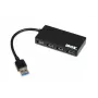iBox IUH3F56 Interface-Hub USB 3.2 Gen 1 (3.1 Gen 1) Type-A 5000 Mbit/s čierna