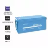 Qoltec 53707 Autobatéria lítium-železofosfátová 200 Ah 12,8 V