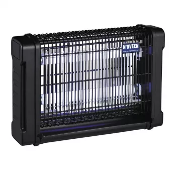 Insekticídna lampa NOVEEN IKN12 čierna UV energeticky úsporný likvidátor hmyzu pre interiér
