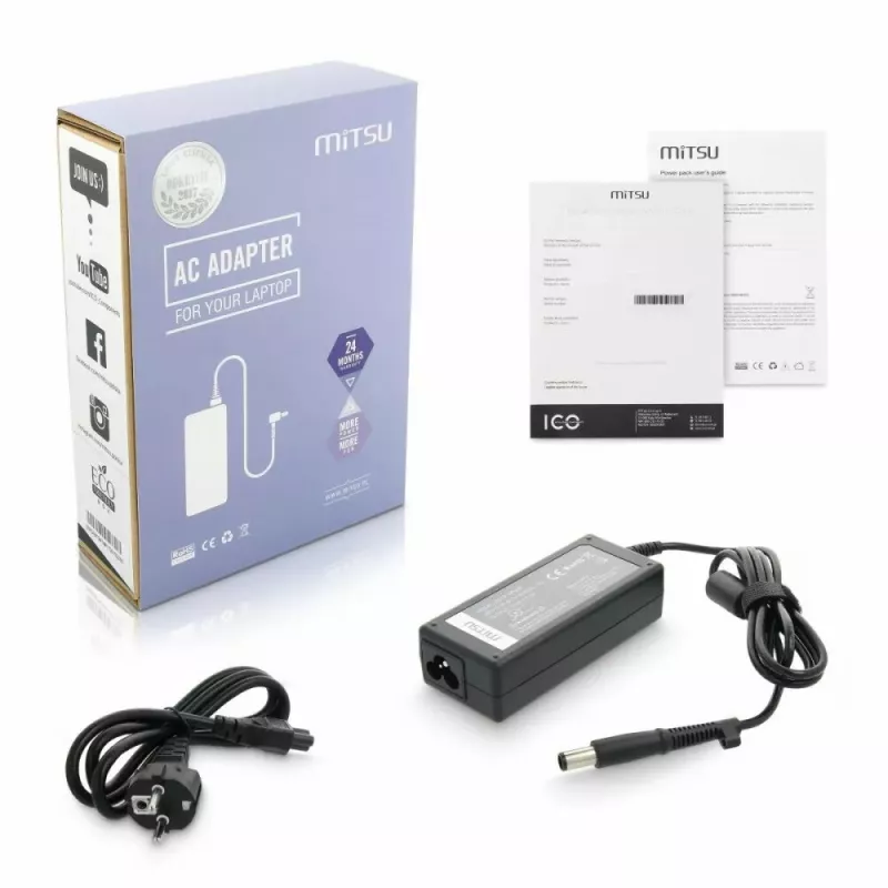 Napájací zdroj MITSU HP 18,5V 3,5A pre HP notebooky, MPN 5ZM024