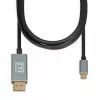 Videokábel adaptér IBOX ITVCDP4K USB Type-C na DisplayPort 1,8 m čierny