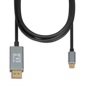 Videokábel adaptér IBOX ITVCDP4K USB Type-C na DisplayPort 1,8 m čierna