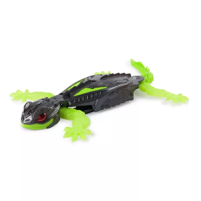 HEX BOTS | Interaktívny hračkový lezúci gekon na stenu RC robot | Zelená/Sivá