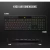 Klávesnica K100 RGB Air Wireless Ultra Thin Cherry MX
