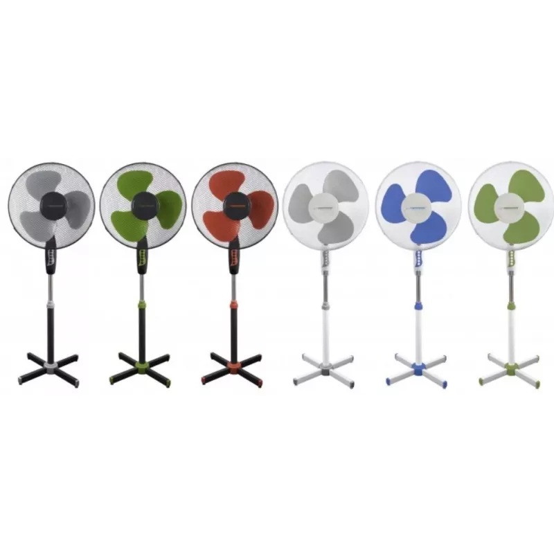 Chladiaci ventilátor Hurricane bielo-sivý