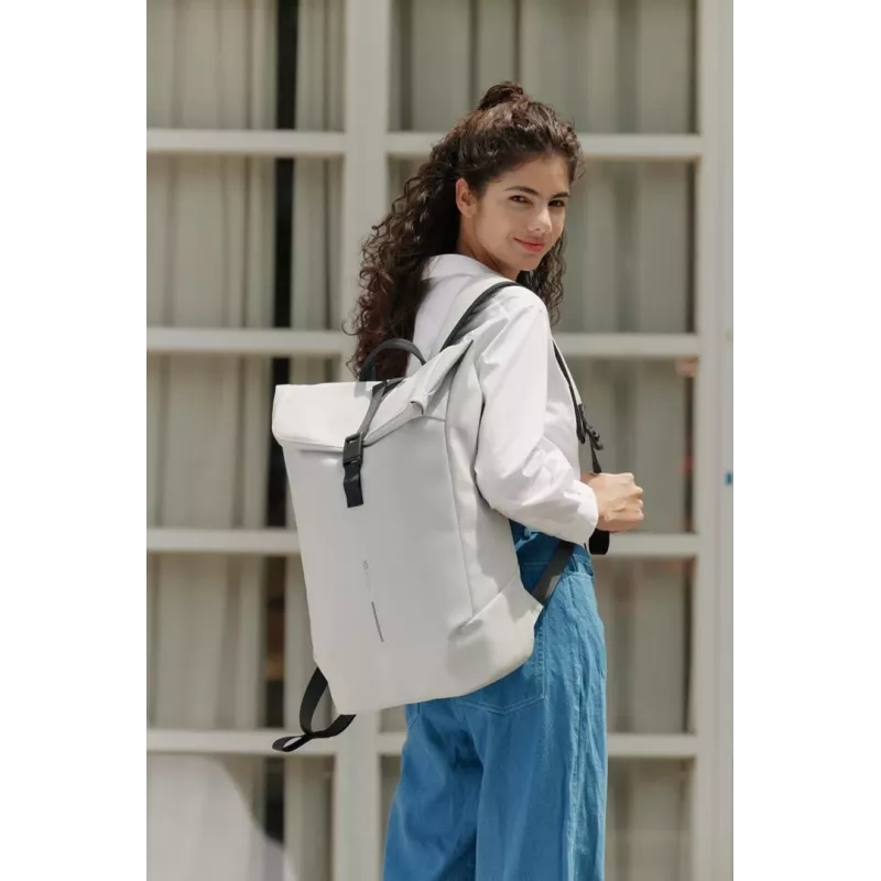 Batoh na notebook XDDESIGN Urban Flap-Top P706.2613 — biely, Flap-Top dizajn, funkcie proti krádeži