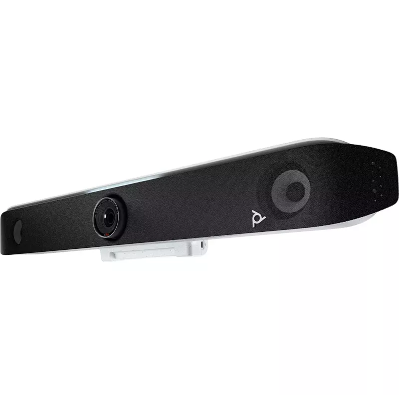 HP POLY POLY Studio X52 All‑In‑One video bar — 4K UHD, 30 fps, 95° zorné pole, 5-násobný digitálny zoom, Wi‑Fi, Bluetooth, Android, biela