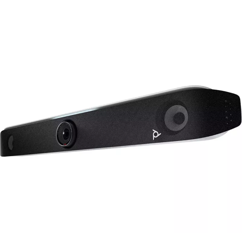 HP POLY POLY Studio X52 All‑In‑One video bar — 4K UHD, 30 fps, 95° zorné pole, 5-násobný digitálny zoom, Wi‑Fi, Bluetooth, Android, biela