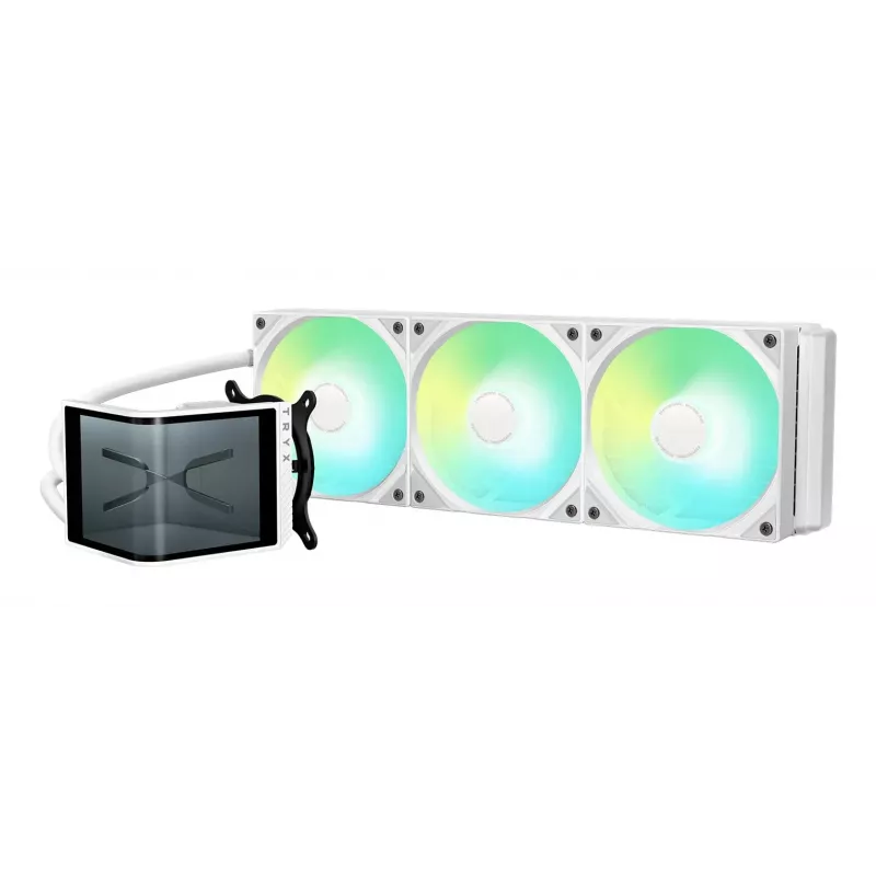 Kvapalinový chladič CPU TRYX PANORAMA SE ARGB 360 s 3D-AMOLED displejom, 360-mm radiátor
