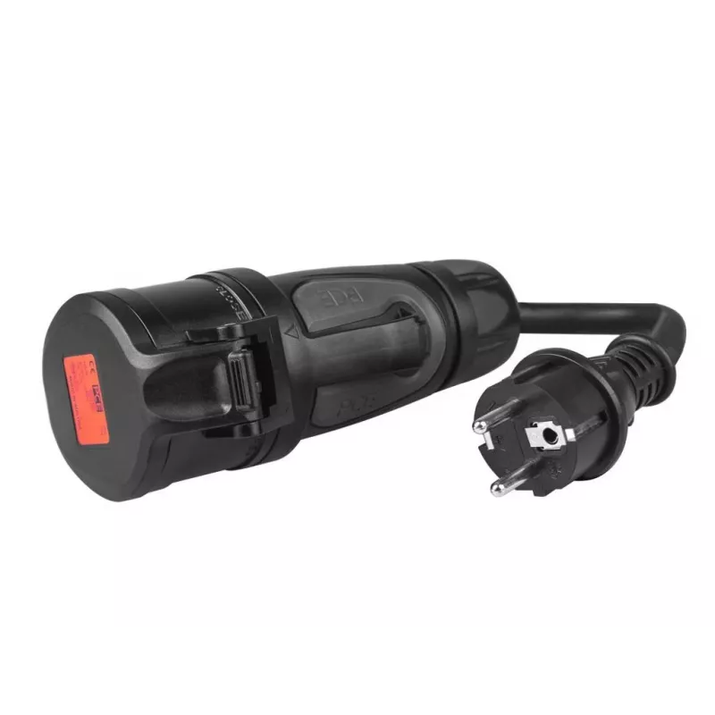 Green Cell EVAK01 Adaptér, CEE 16 A 400 V 5P na Schuko 230 V, červený