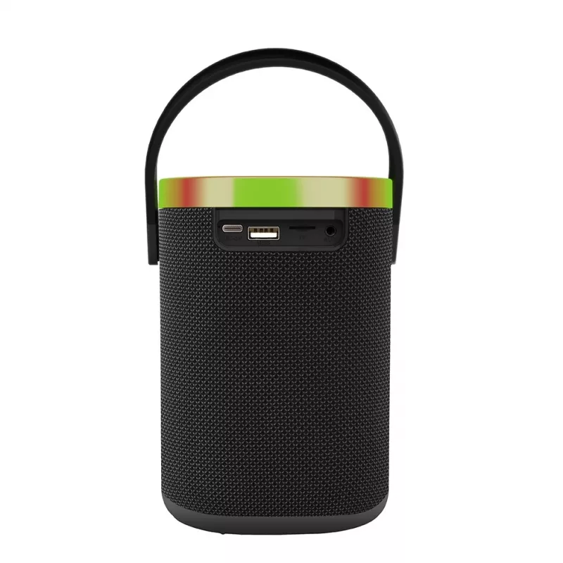 Prenosný reproduktor GEMBIRD SPK-BT-LED-06, Bluetooth, integrovaná LED, nabíjateľná batéria