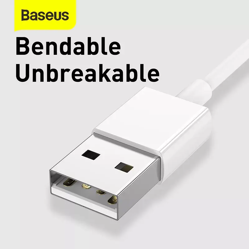 USB kábel Baseus Superior USB 2.0 1,5 m USB A USB C/Micro USB A/Lightning biely