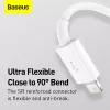 USB kábel Baseus Superior USB 2.0 1,5 m USB A USB C/Micro USB A/Lightning biely