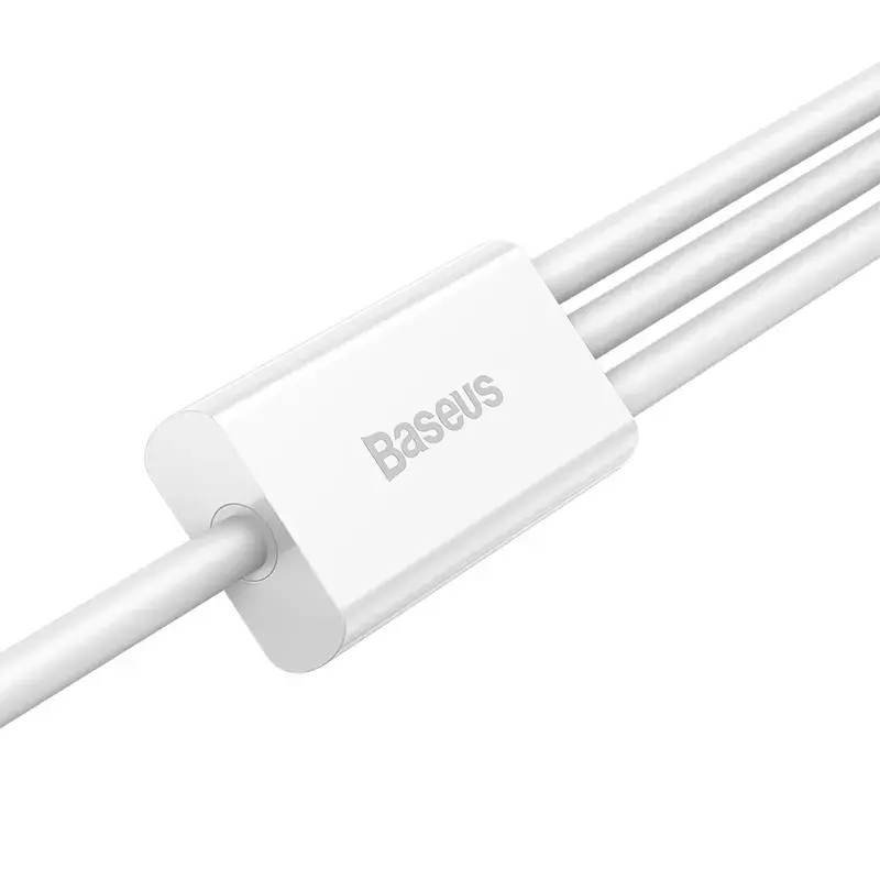 USB kábel Baseus Superior USB 2.0 1,5 m USB A USB C/Micro USB A/Lightning biely