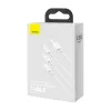 USB kábel Baseus Superior USB 2.0 1,5 m USB A USB C/Micro USB A/Lightning biely