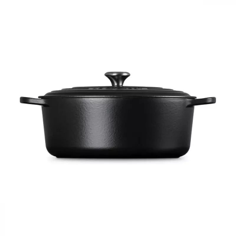 Le Creuset Signature pekáč čierny oválny 33 cm