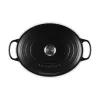 Le Creuset Signature pekáč čierny oválny 33 cm