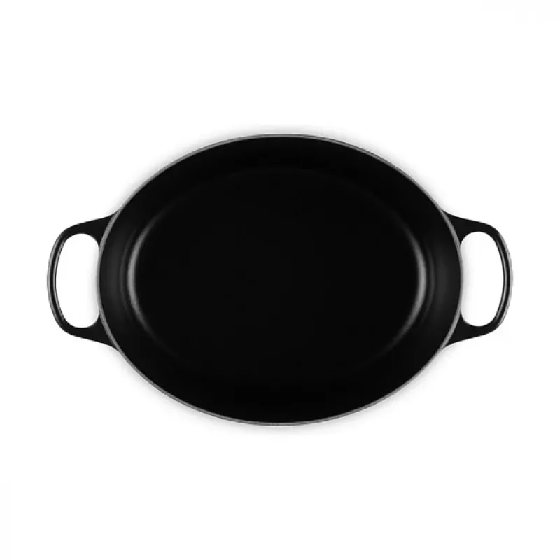 Le Creuset Signature pekáč čierny oválny 33 cm