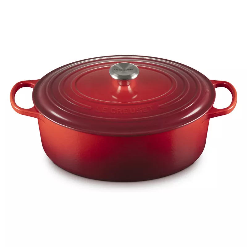 Le Creuset Signature oválny pekáč kirschrot 33 cm