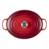 Le Creuset Signature oválny pekáč kirschrot 33 cm