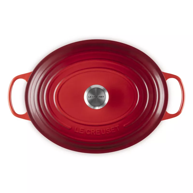 Le Creuset Signature oválny pekáč kirschrot 33 cm