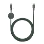 Native Union Anchor Cable 240W USB-C na USB-C, 3 m, Slate Green