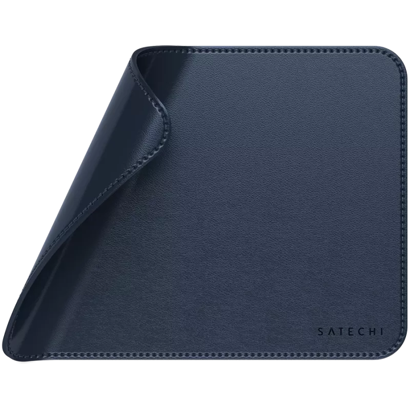 Satechi Premium podložka pod myš – vegánska koža (modrá)