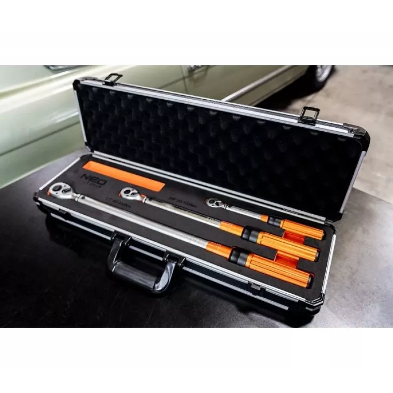 Sada Neo Tools obojsmerné momentové kľúče 1/4, 3/8, 1/2, 3 ks