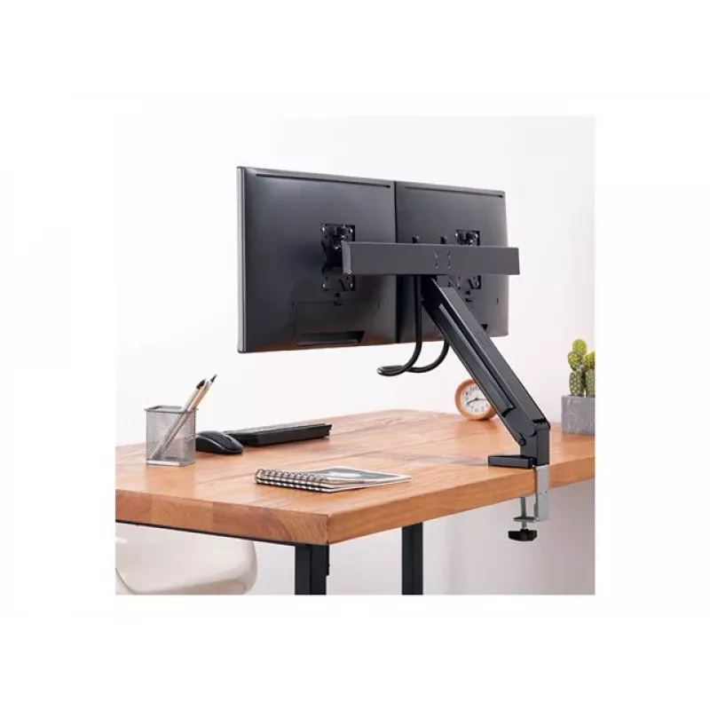 LOGILINK BP0102 držiak na dva monitory 17-27 palcov oceľový úsporný