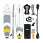 Nafukovacia stand-up paddle doska Rebel RBA-4501 biela – nafukovacia SUP doska, jednomiestna