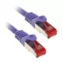 InLine patch kábel S/FTP PiMF Cat.6 250MHz PVC meď fialový 2m