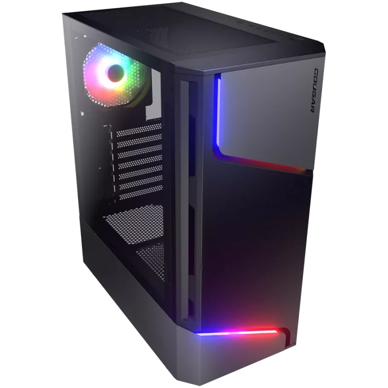 PC skriňa COUGAR Gaming MX360 RGB Midi Tower čierna