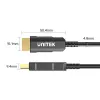 HDMI kábel UNITEK C11072BK-50M 50m 18 Gbit/s 2.0 čierny