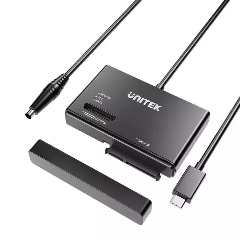 SSD puzdro UNITEK S1232A01-EU čierne M.2/2,5 palcov/3,5 palcov 10 Gbit/s