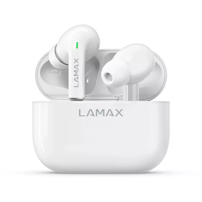 LAMAX Electronics bezdrôtové slúchadlá LAMAX CLIPS1 LMXCL1W IN-EAR biele - slúchadlá