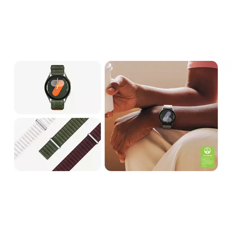 Remienok Samsung Galaxy Watch 7 Fabric Band S/M burgundský
