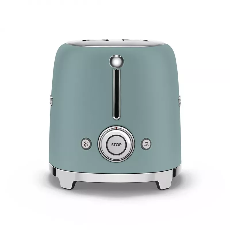 Smeg TSF01EGMEU hriankovač 6 2 plátky 950 W chróm, zelená