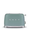 Smeg TSF01EGMEU hriankovač 6 2 plátky 950 W chróm, zelená