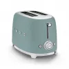 Smeg TSF01EGMEU hriankovač 6 2 plátky 950 W chróm, zelená