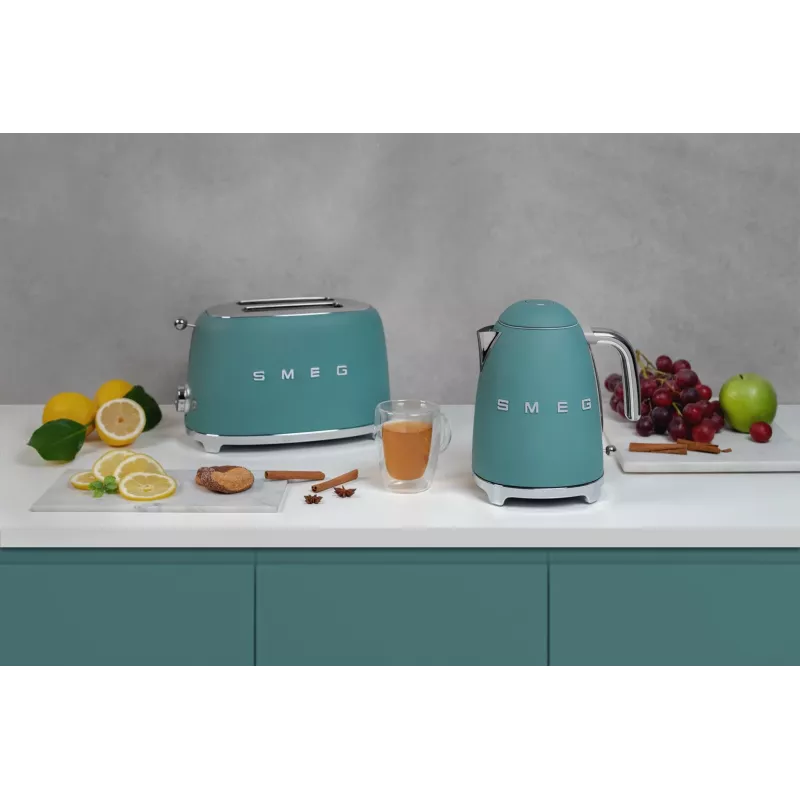 Smeg TSF01EGMEU hriankovač 6 2 plátky 950 W chróm, zelená