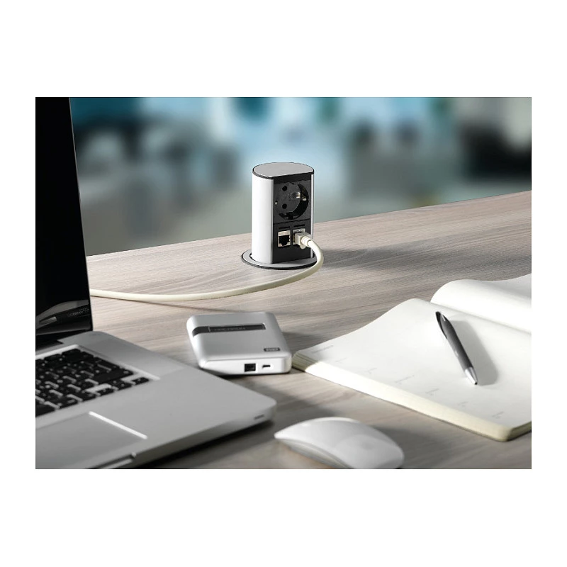 Elevator 1xSchutzkontakt 1xCAT6 1xUSB3.0 - príslušenstvo napájanie