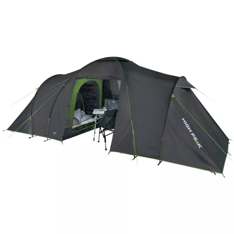 High Peak Como 6.0 zelená, sivá tunelový stan