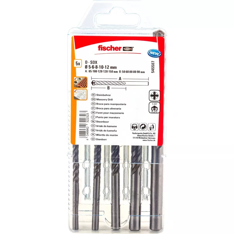 Fischer 545507 vrták