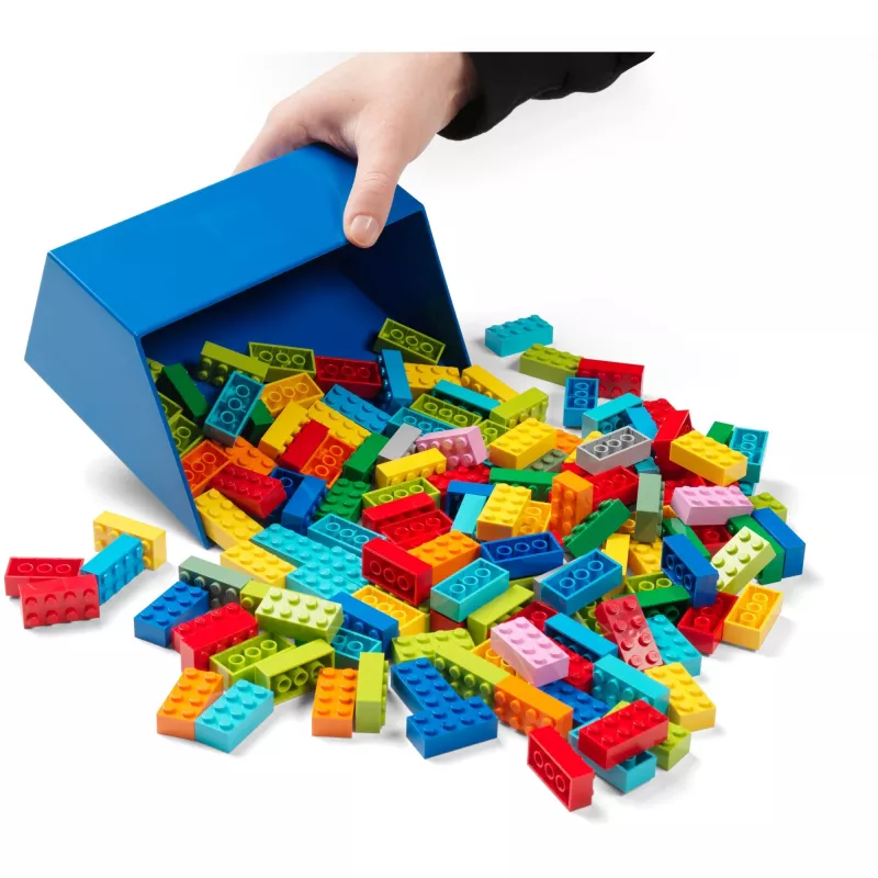 LEGO sada lopatky 2-dielna, úložná krabica červená/modrá