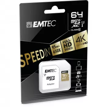 Pamäťová karta Emtec 64 GB MicroSDXC Class 10 ECMSDM64GXC10SP